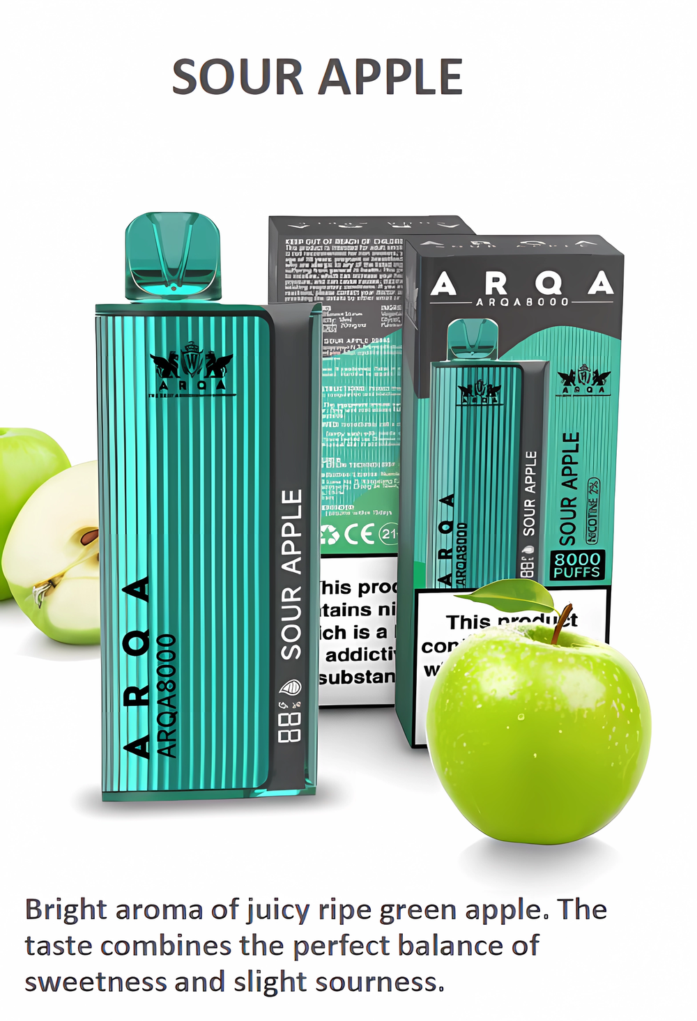 Arqa - Sour Apple (2% nic)