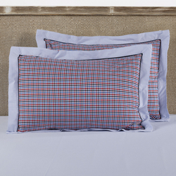 Наволочка декоративная 50x70 Casual Avenue Richmond white-sky бело-синяя фото