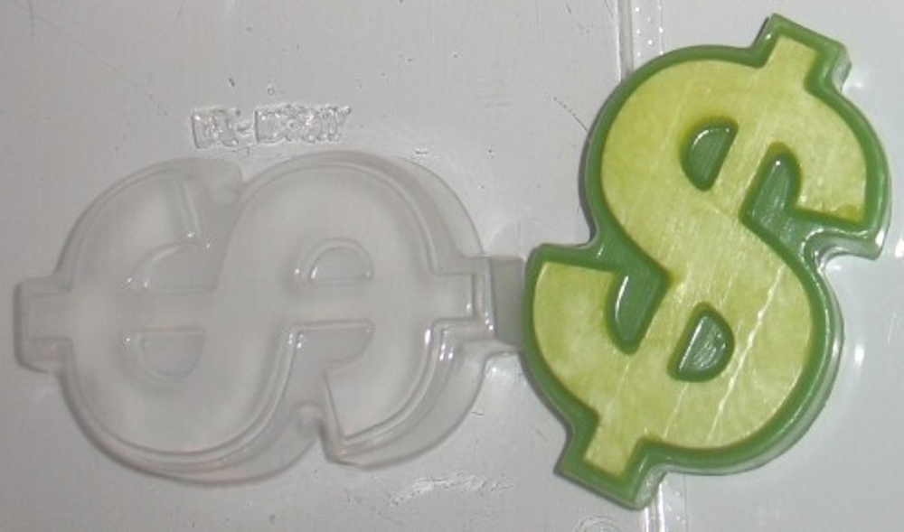Форма для шоколада пластиковая Доллар