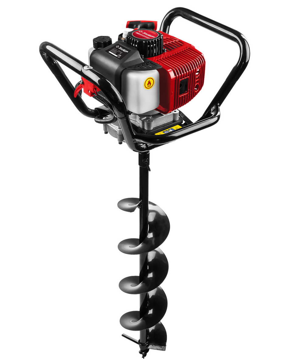 Мотобур МБ1-200 Н ЗУБР 1 оператор d 60-200 мм 43 куб.см. шнек в комплекте