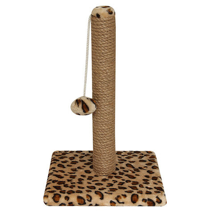 Когтеточка Gamma "Столбик №18" для котят с игрушкой 260х260х460