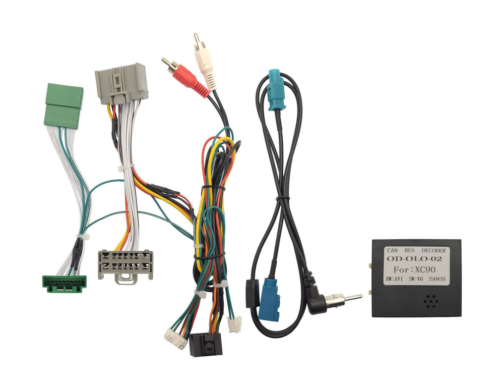 Комплект рамки с разъёмами 9" Volvo XC90 2002-2014 наверх - Car-Smart 9560