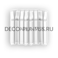 Накладки Дюра Фигурный 80мм - 001 Белый (в наборе 1 шт)