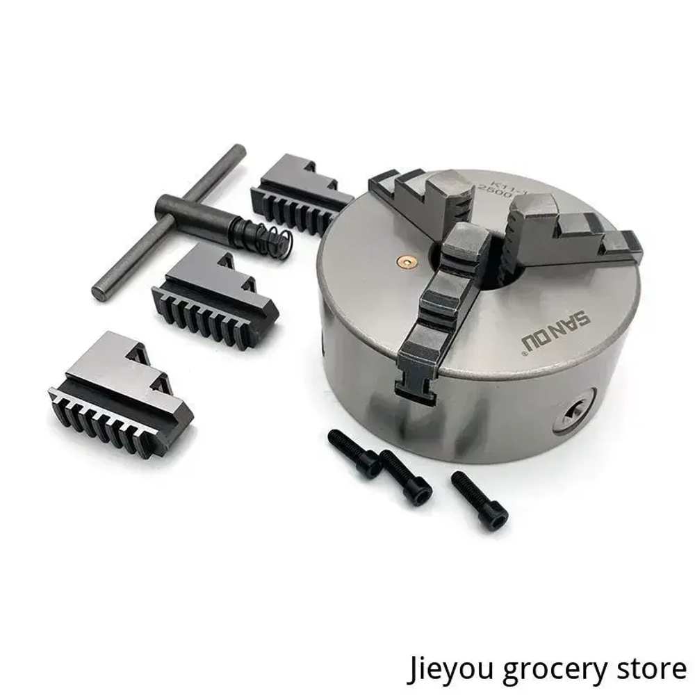 3-кулачковый самоцентрирующийся патрон K11-160 металлический патрон ручного типа для небольшого токарного станка-422w