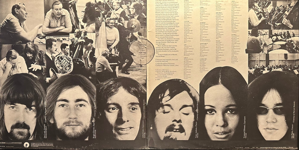 Jon Lord / London Symphony Orchestra ‎– Gemini Suite (Англия 1971г.)