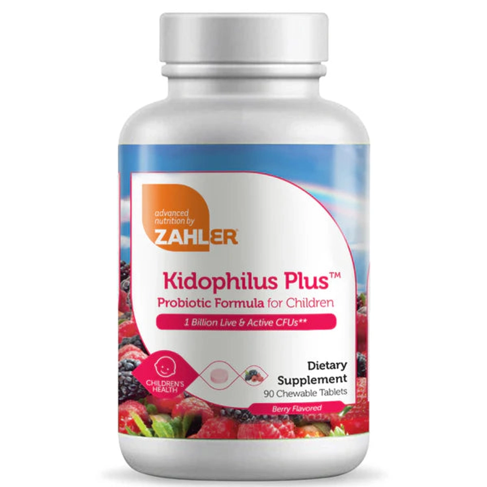 Kidophilus Plus 90 chewable Tablets Zahler