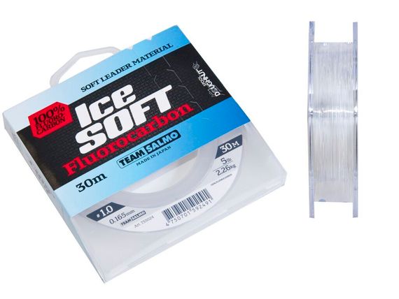 Леска монофильная Team Salmo ICE SOFT FLUOROCARBON 30 м, 0,16 мм