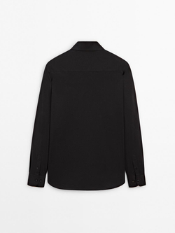 Massimo Dutti Рубашка из 100% хлопка, темно-серый