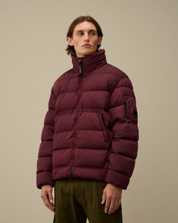 C.P. Company Eco Chrome Down Jacket Burgundy