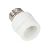 Муфта PP-R комбинированная белая Дн 90х3" НР под ключ VALFEX 10135090