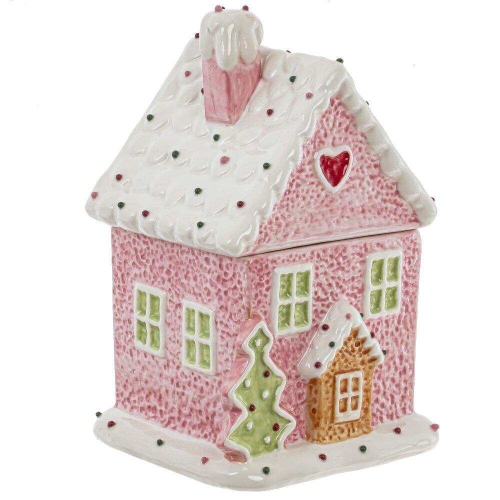 GAEM Конфетница "Пряничный дом", 950 мл, L14 W12 H21,5 см, 2в.