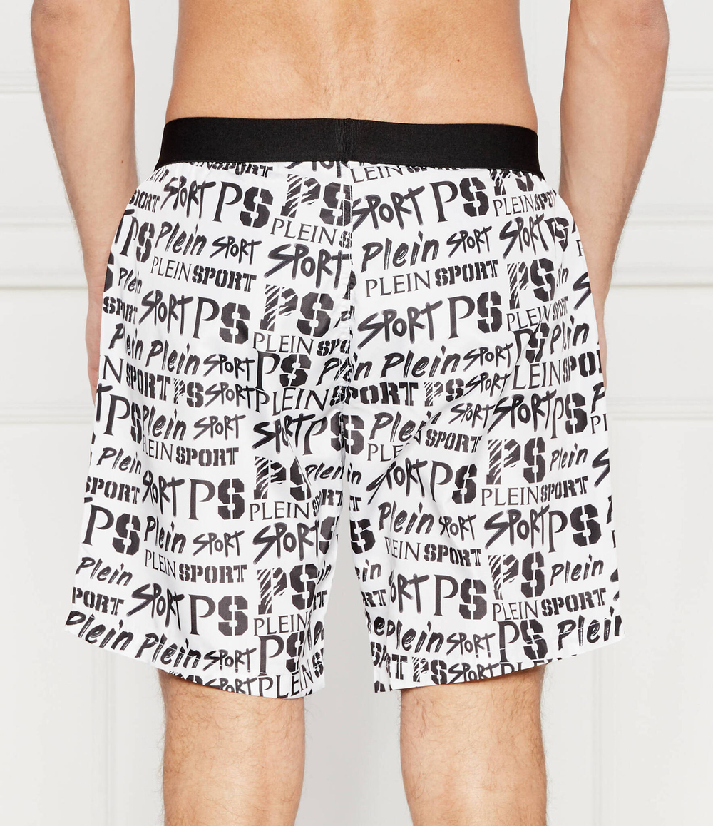 Шорты для плавания Plein Sport - белый(PS24MBL04)