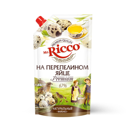 Майонез Mr.Ricco Перепелиное яйцо 220 мл