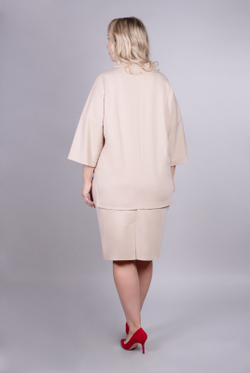 Юбка женская 3465ЛП, какао #47К013465ЛП