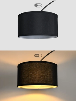 Торшер напольный с абажуром