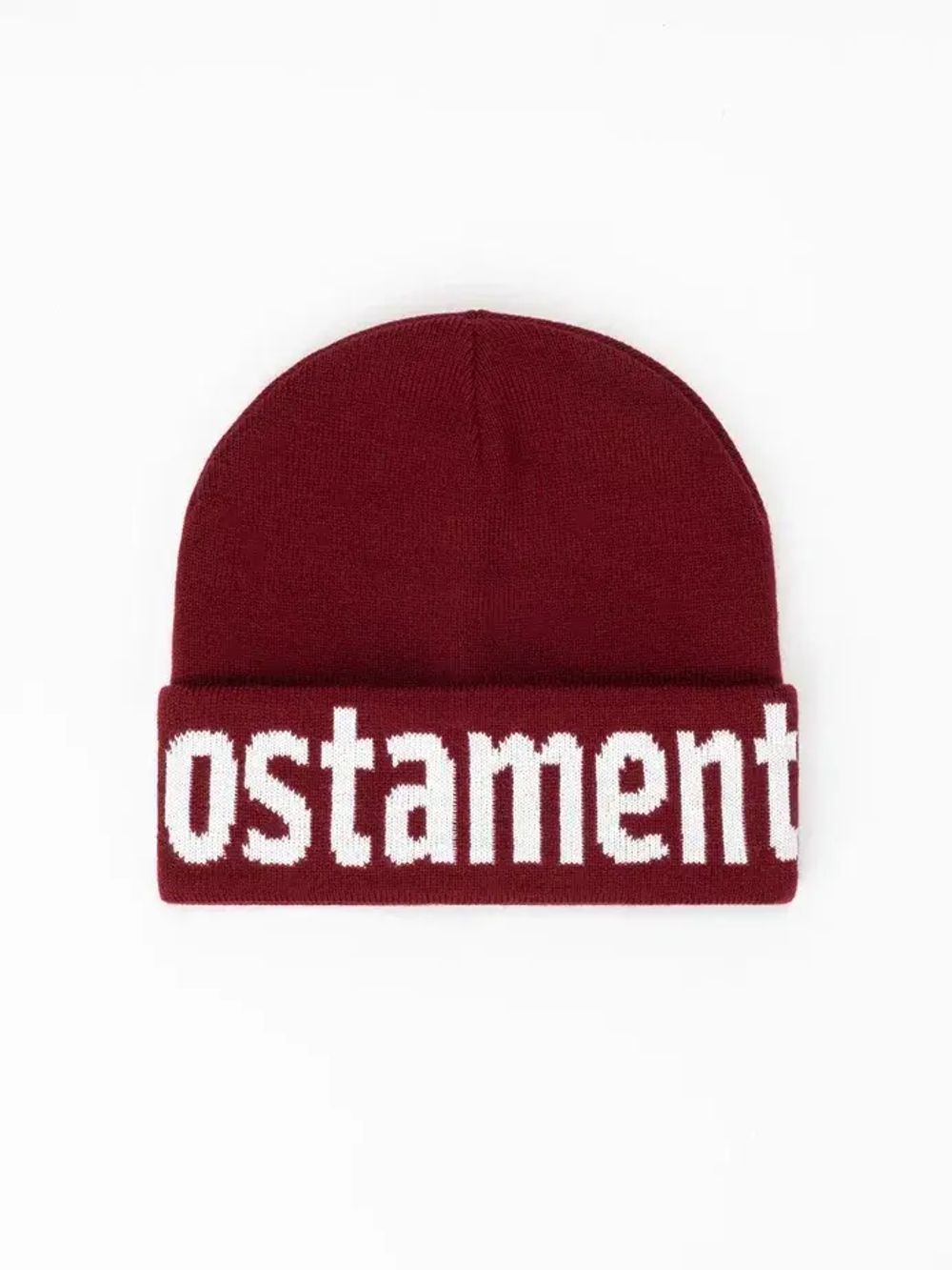 Шапка Postaments Basic винная
