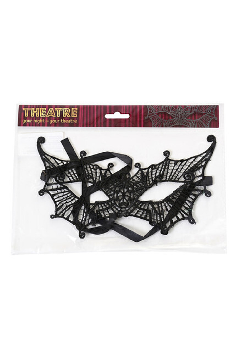 Маска "Паутинка" (Цвет: черный)