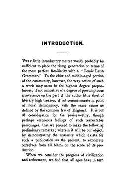 The Comic Latin Grammar. A New and Facetious Introduction to the Latin Tongue | Percival Leigh