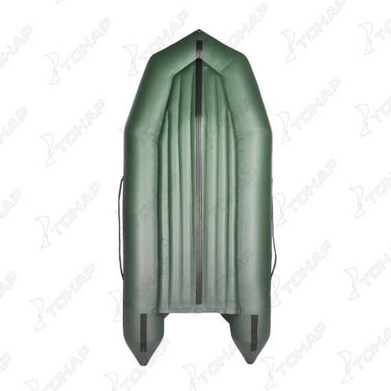 Лодка Тонар Капитан A330 (надувное дно) зеленый