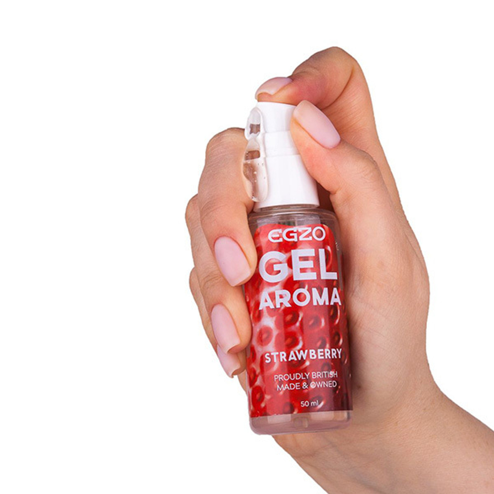 Интимный лубрикант с ароматом клубники Egzo Aroma 50мл
