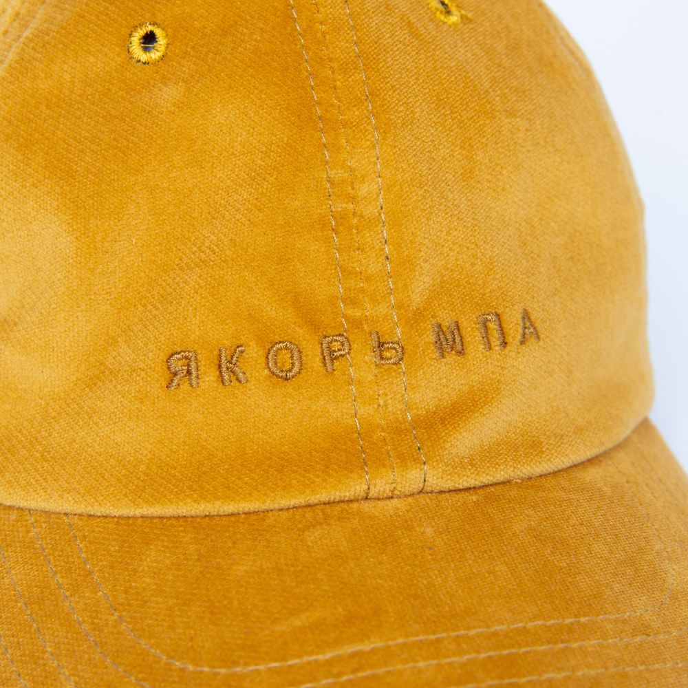 Кепка Дозорный '22 золотистый вельвет / подклад