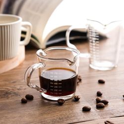 Мерный шот для кофе 10/20/30/40/50/60/70 мл стекло с ручкой P.L.- Barbossa