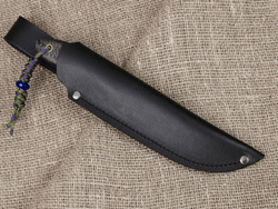 Нож для бушкрафта "Канадец XL", сталь VG-10/Elmax, рукоять карбон (черный спейсер)