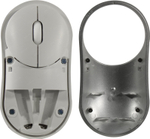 DAREU Wireless&Bluetooth Optical Mouse &lt;LM166D Silver&gt;  (RTL)  USB 3btn+Roll
