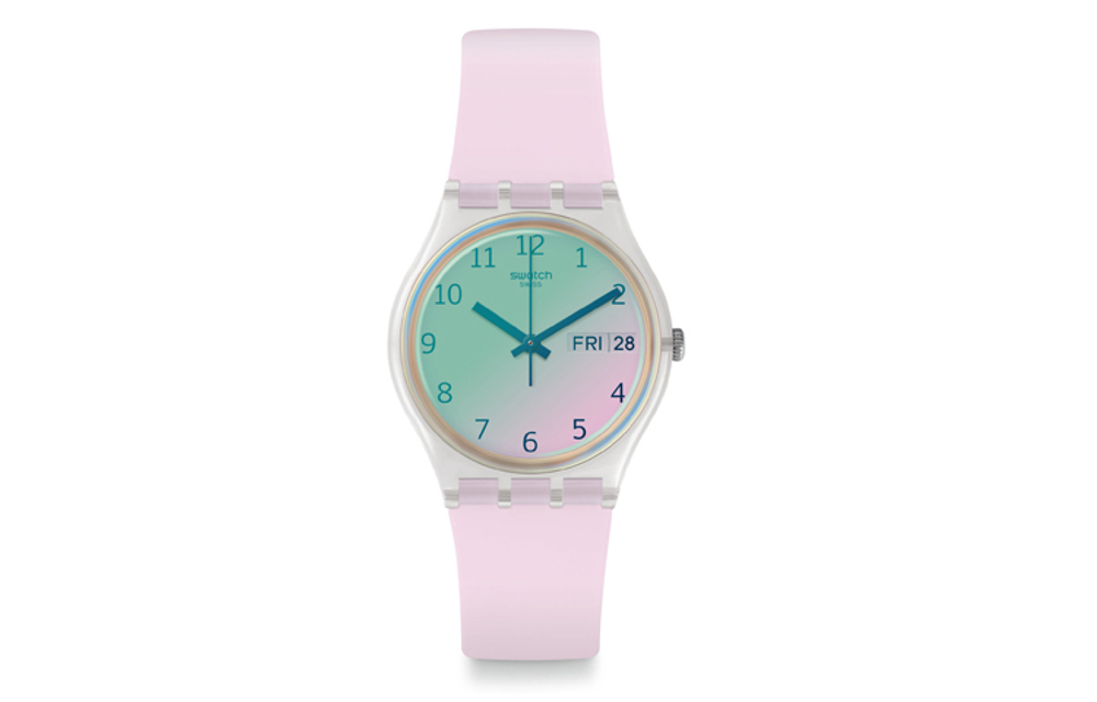 SWATCH Unisex Pink Watch GE714