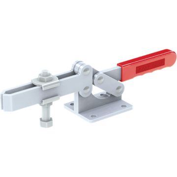 Зажим механический с горизонтальной ручкой GH-204-GB, усилие 630 кг, прижим 127мм, база 45мм WOODWORK GH-204-GBL