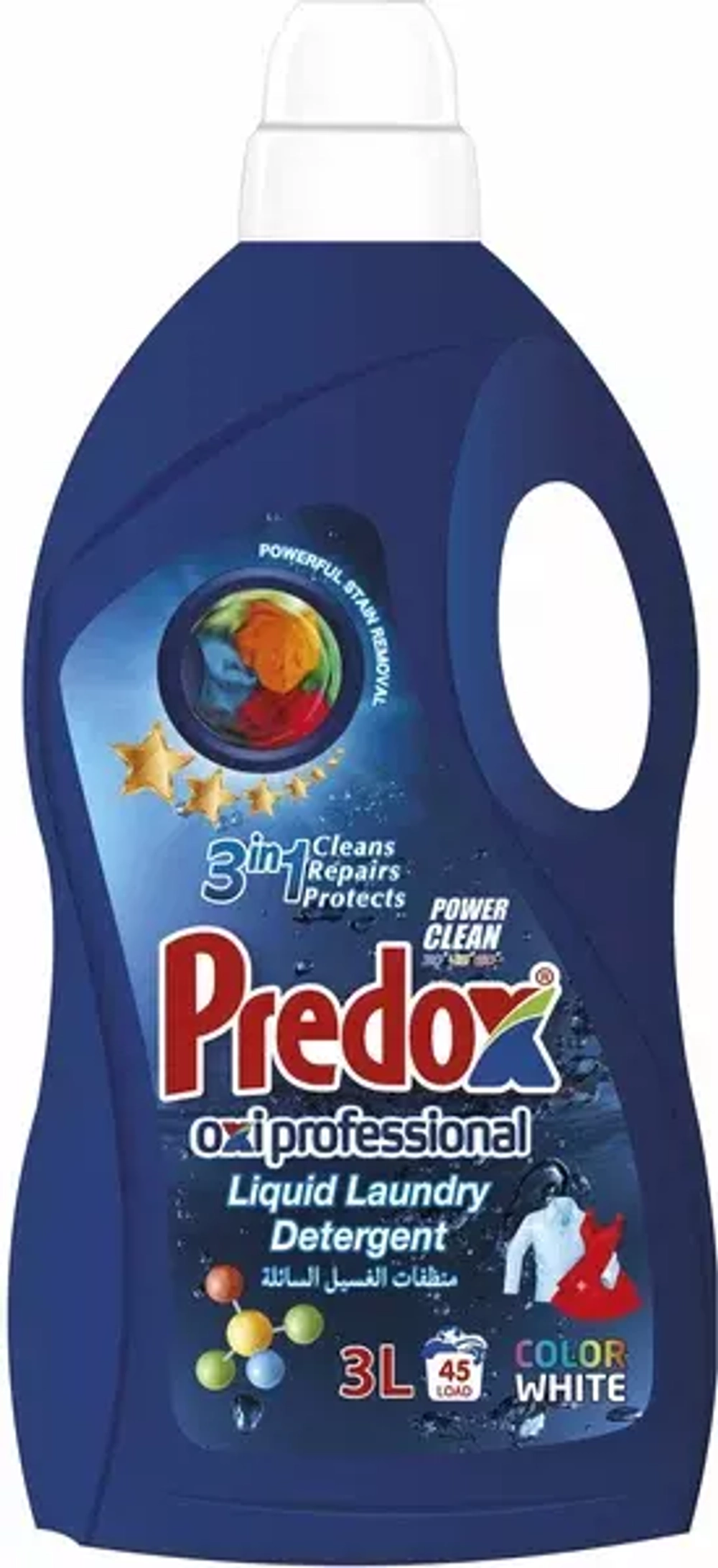 С/п PREDOX Гель для стирки COLOR/WHITE (45 стирок) 3л Синий флакон*6