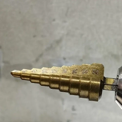 Набор ступенчатых сверл 3 шт. с шестигранным хвостовиком