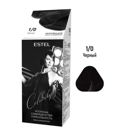Краска для волос Estel Черный 1/0