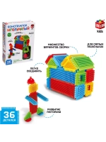 Конструктор игольчатый, 36 деталей