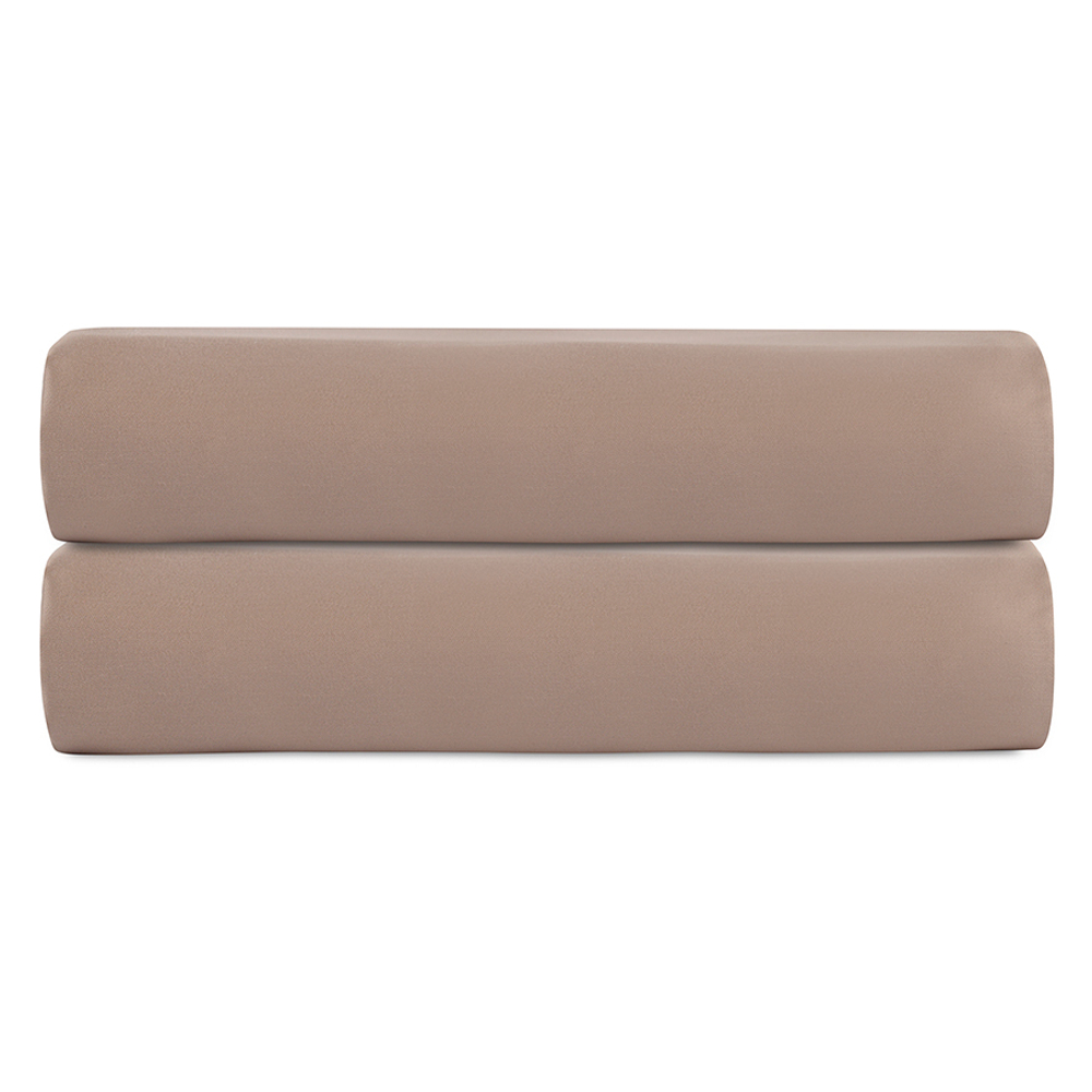 Простыня на резинке 200х200х30см Tkano Essential светло-коричневая