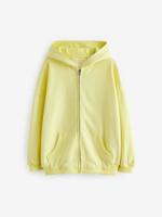 Толстовка с капюшоном на молнии для девочки Next E61-817, Желтый