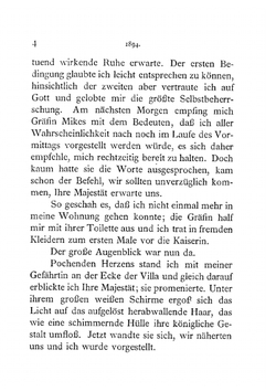 Aus den letzten Jahren der Kaiserin Elisabeth | I.G. Sztáray
