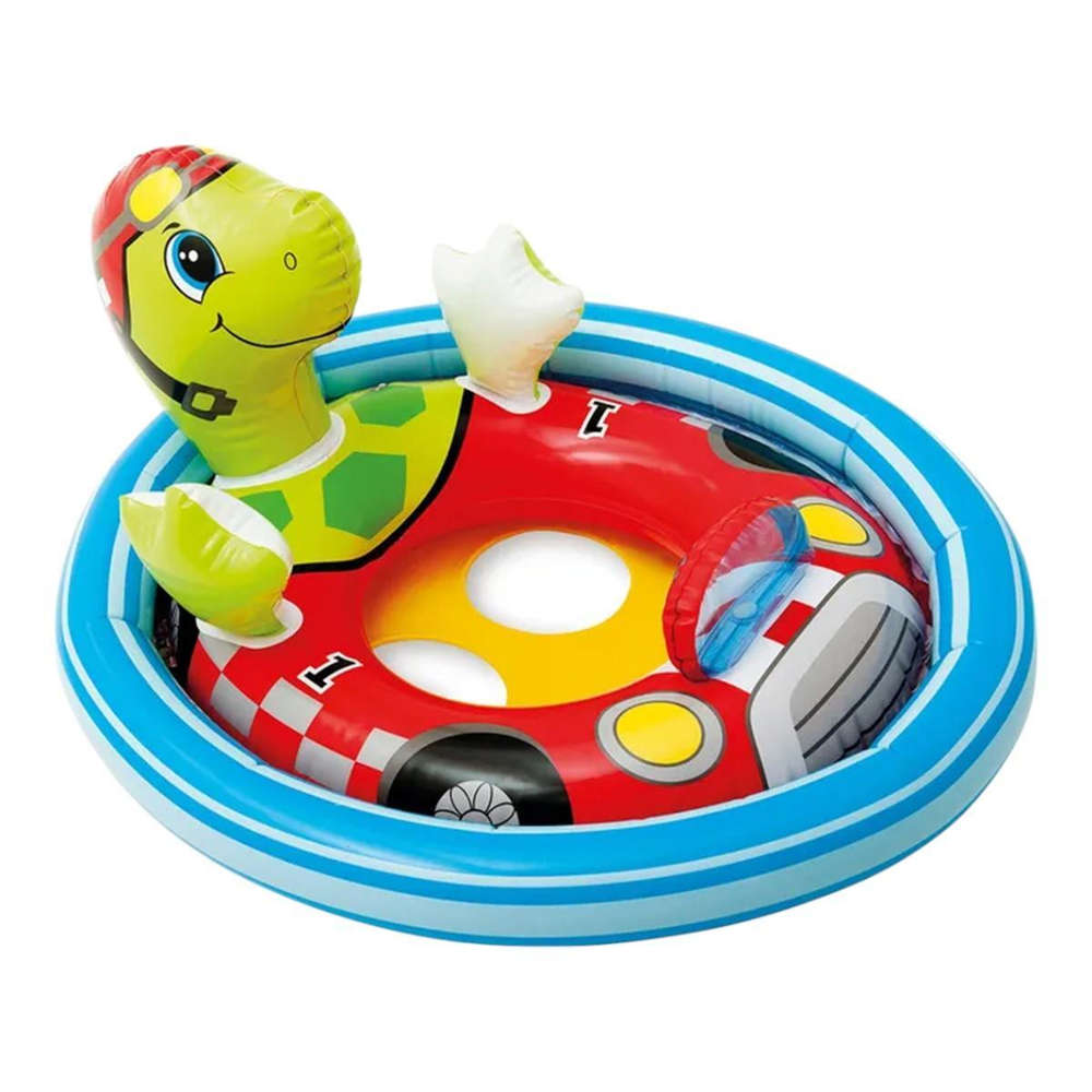 Круг для плавания с трусами Зверюшки Черепаха 74*58см. от 3-4 лет 59570/589379 (Intex)
