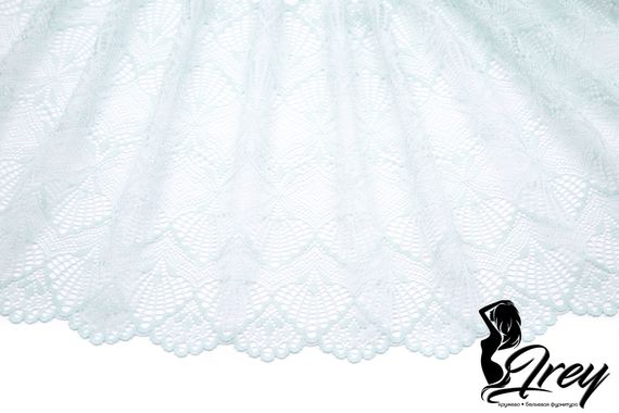 03-232 Кружево эластичное 23 см, ментол пастель