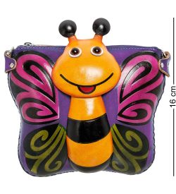 GAEM Art BL-08/4 Сумочка кожаная «Бабочка»