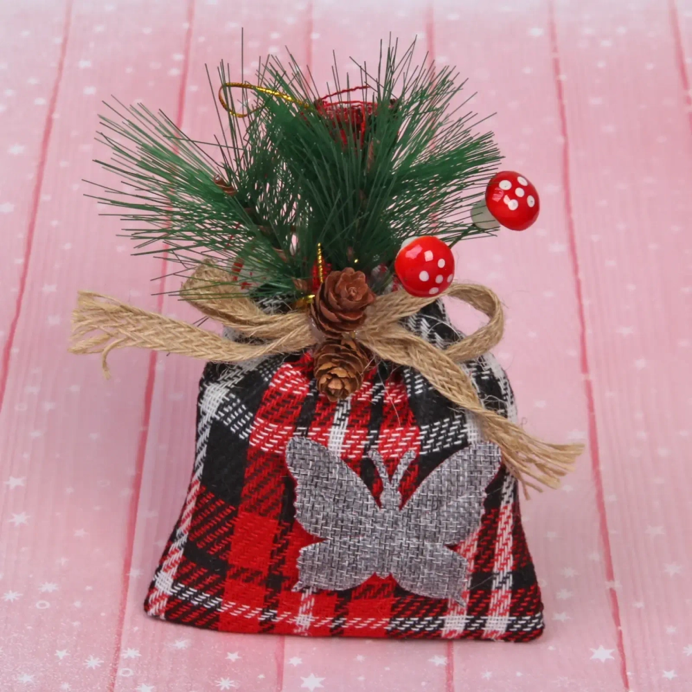 Подвеска новогодняя JOLLY «Мешочек хвойный» 10*17 см