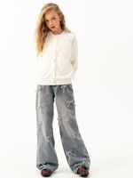 Кардиган для девочки AT1118 молочный