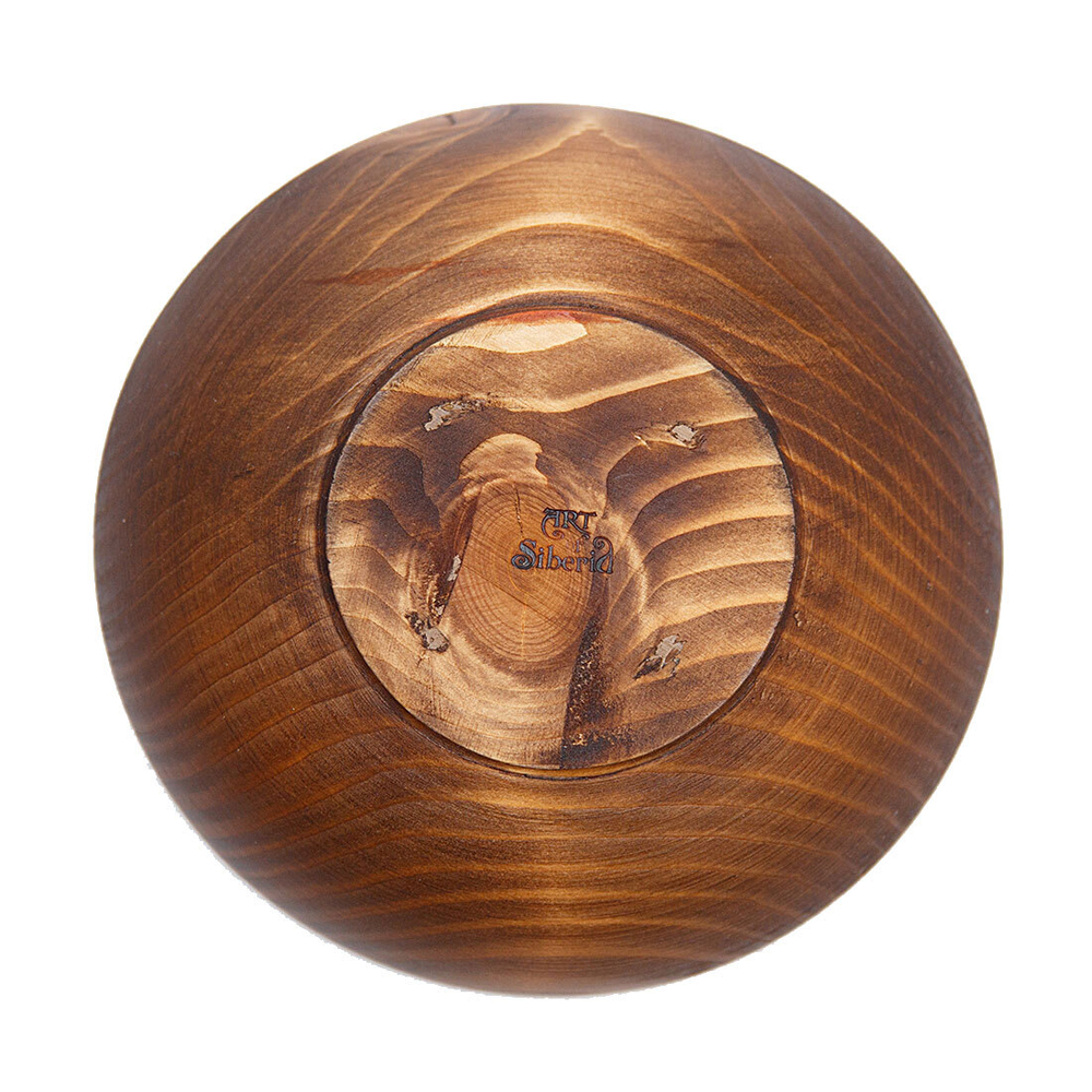 Чаша-Тарелка Art of Siberia из сибирской пихты, 18 см. T60