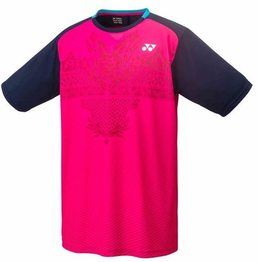 Футболка мужская теннисная Yonex Men's T-Shirt - rose pink