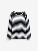 Лонгслив для девочки Next D48-826, Черный, Белый