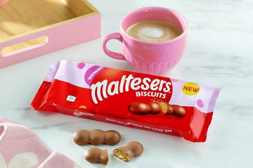 Печенье Мальтизерс Малиновый Бисквит, Maltesers Raspberry Biscuits, 110г (Великобритания)
