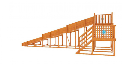 Зимняя горка TORUDA Лисичка скат 10м. (мод. 2)