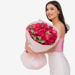 21 розовая роза