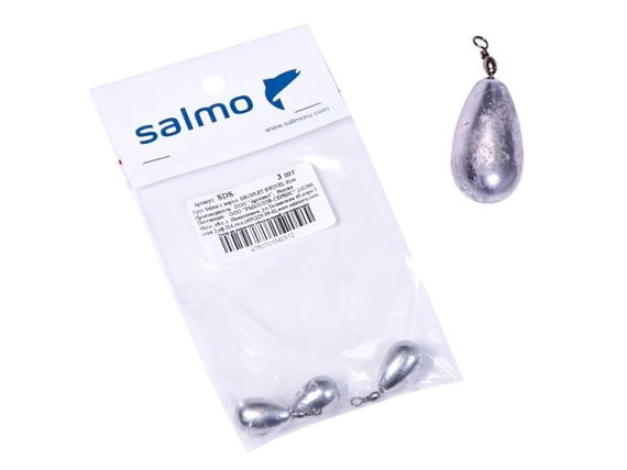 Груза Salmo с вертл. DROPLET SWIVEL 014г 3шт