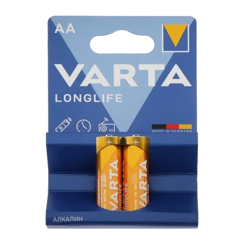 Батарейки VARTA LongLife "AA" 2шт.
